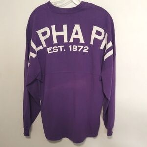 Spirit Purple Long Sleeve  ALPHA PSI Shirt Size Medium